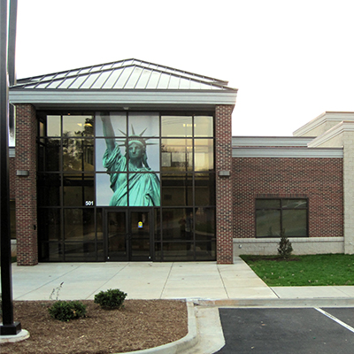 Exterior of Greer Field Support Office