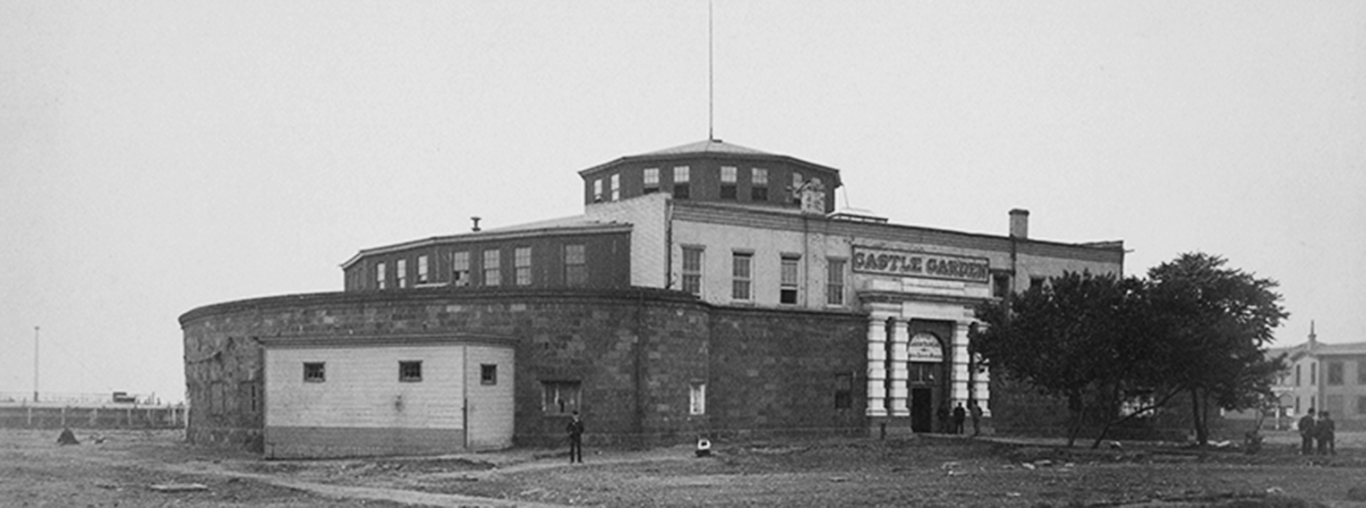 Picture of Castle Garden Immigration Inspection Center.